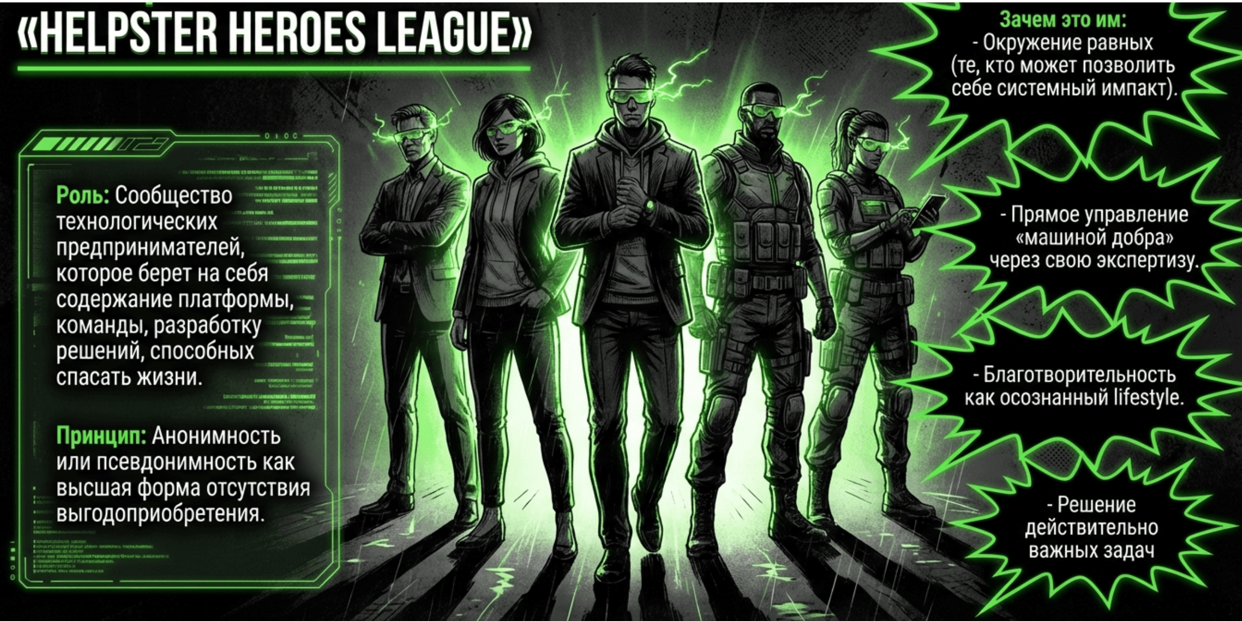 Helpster Heroes League - сообщество технологических предпринимателей